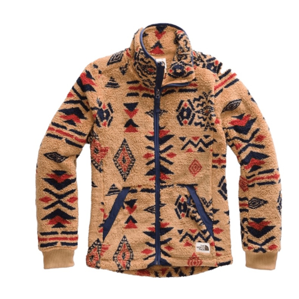 The North Face Campshire Full-zip Jacket Cedar Brown California Geo S